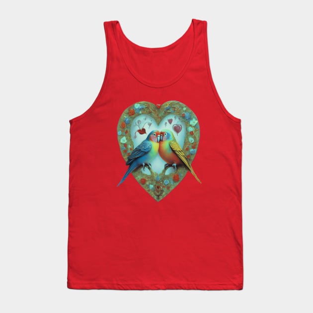 Parrots kissing Tank Top by sailorsam1805